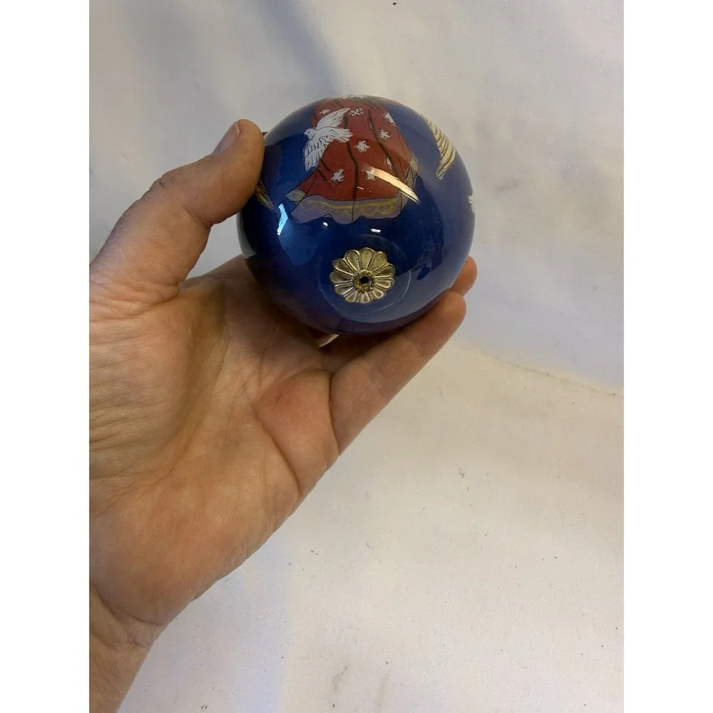Pier 1 Li Bien Christmas Angel Ornament Glass 2013 Boxed